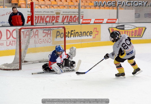 2013-04-06 Lugano - Hockey Milano Rossoblu U11